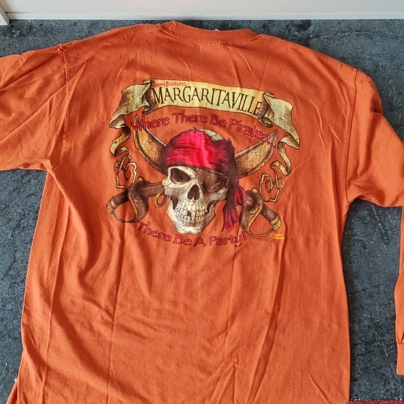 Jimmy Buffett Margaritaville Long Sleeve T-Shirt, Key West Pirates, Vintage - Picture 5 of 8